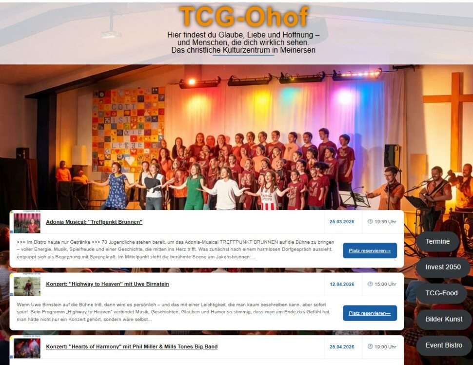 Neu gedacht, neu gebaut – tcg-ohof.de startet durch 1 tcg web x – TCG-Ohof