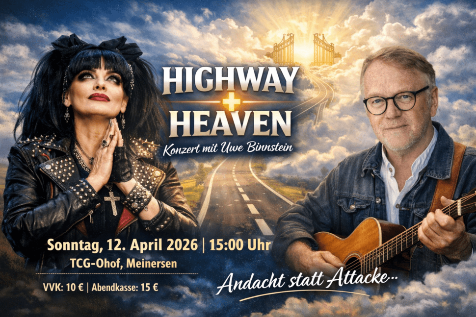 Highway to heaven: Nina Hagen & Uwe Birnstein 1 Chatgpt image . maerz x – TCG-Ohof